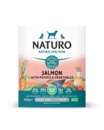 Naturo Grain Free Salmon w/ Potato & Veg Dog Food, 400g