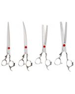 Kuri Dragon Handle 4 Shear Set With Case