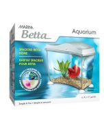 Marina Spacious Betta Home White (1.77 Gallon)