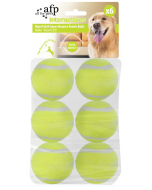 All For Paws Interactives Hyper Fetch (Maxi) Super Bounce Tennis Ball, 6pk