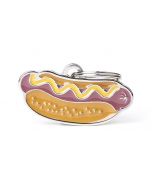 My Family FOOD Hot Dog Pet ID Tag