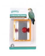 Pawise 5 Sided Bird Mirror, 4.4x3.5x2.2"