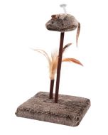 Pawise Play N Squeak Interactive Cat Scratcher, 10.5"