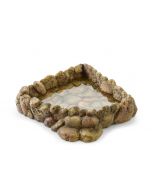 Exo Terra Corner Water Dish, 9.8x9.4x2.6" -X-Large