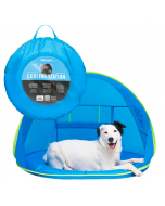 Canada Pooch Chill Seeker Cooling Station with Splash Pad Blue