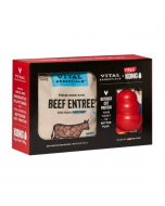 Vital Essentials Beef Mini Nibs & Kong Combo Pack, Medium