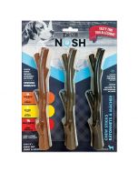 Zeus Nosh Tasty Trio Chew Sticks Dog Toy [3 Pack]