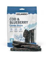 Icelandic+ Cod & Blueberry Combo Sticks, 6pk