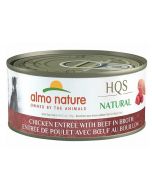 Almo Nature Natural Chicken With Beef in Broth Dog Food, 156g