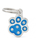 My Family STRASS Paw Pet ID Tag 