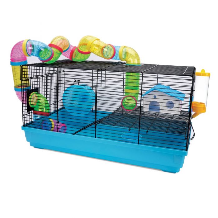 Living World Playhouse Dwarf Hamster Cage 22.8 x 12.5 x 12.4